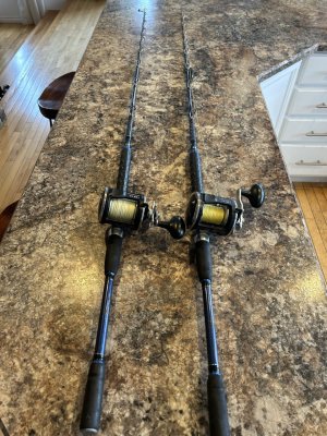 Halibut rods and reels