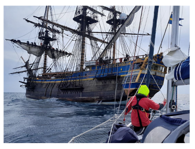 Rescued at Sea by 18th century merchant ship