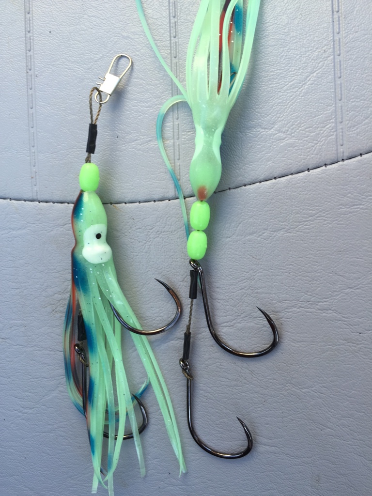 HOW TO TIE TANDEM SLIDING SNELLED HOOKS FOR HALIBUT AND ALL GAME FISH 