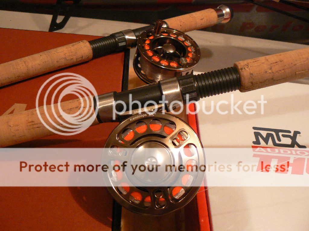 Fly reels suitable for downrigger use